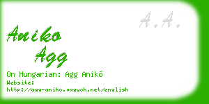 aniko agg business card